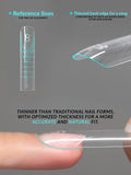 [MR NAIL] Sandwich Poly Gel Dual Forms Extension Nail Tips Without Paper Holder(Bottom 120pcs+Top 120pcs) W557