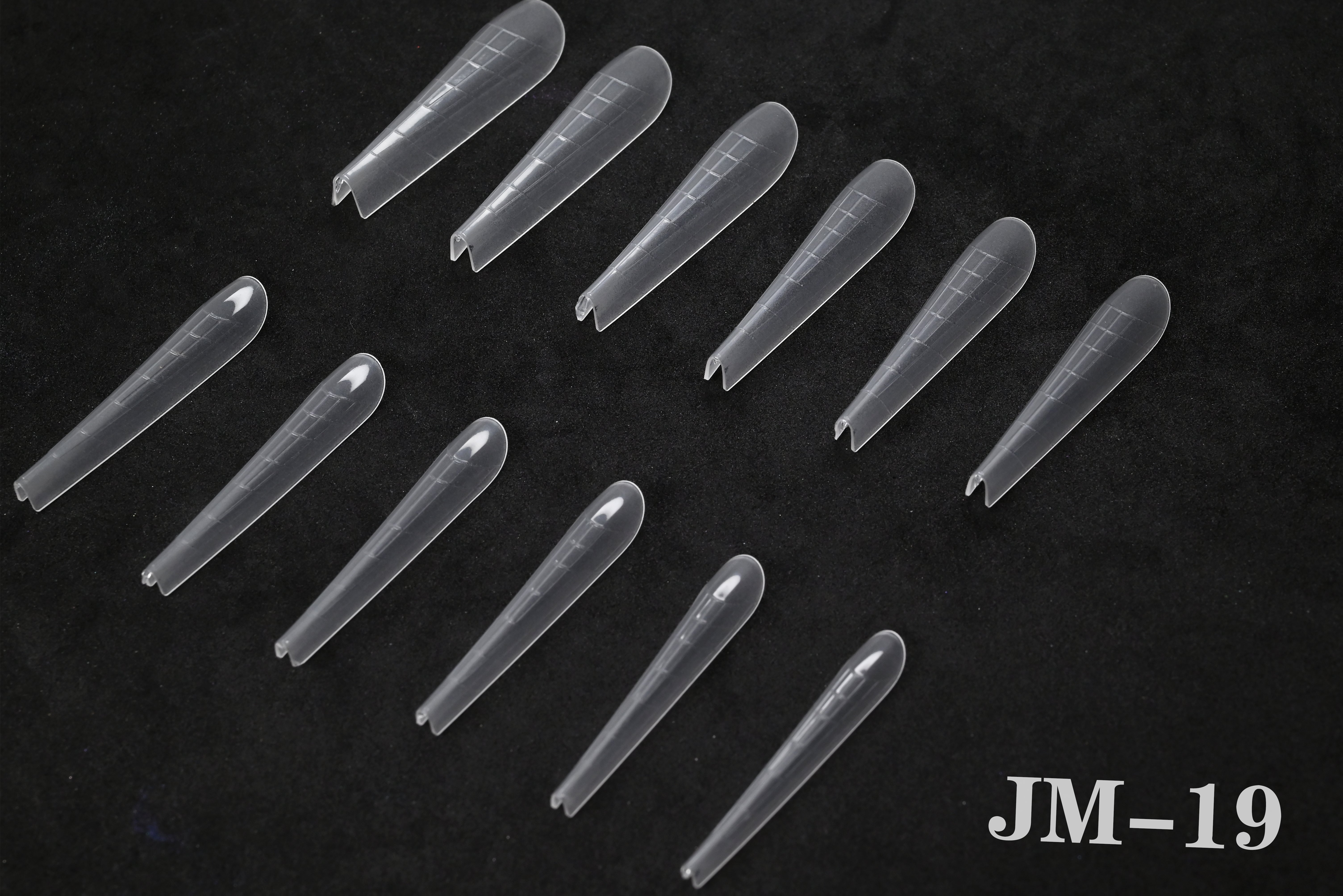 Polygel Nail tips dual form nail extension (120pieces/pack)