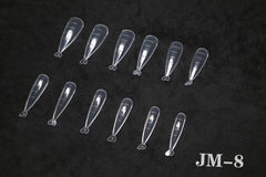 Polygel Nail tips dual form nail extension (120pieces/pack)