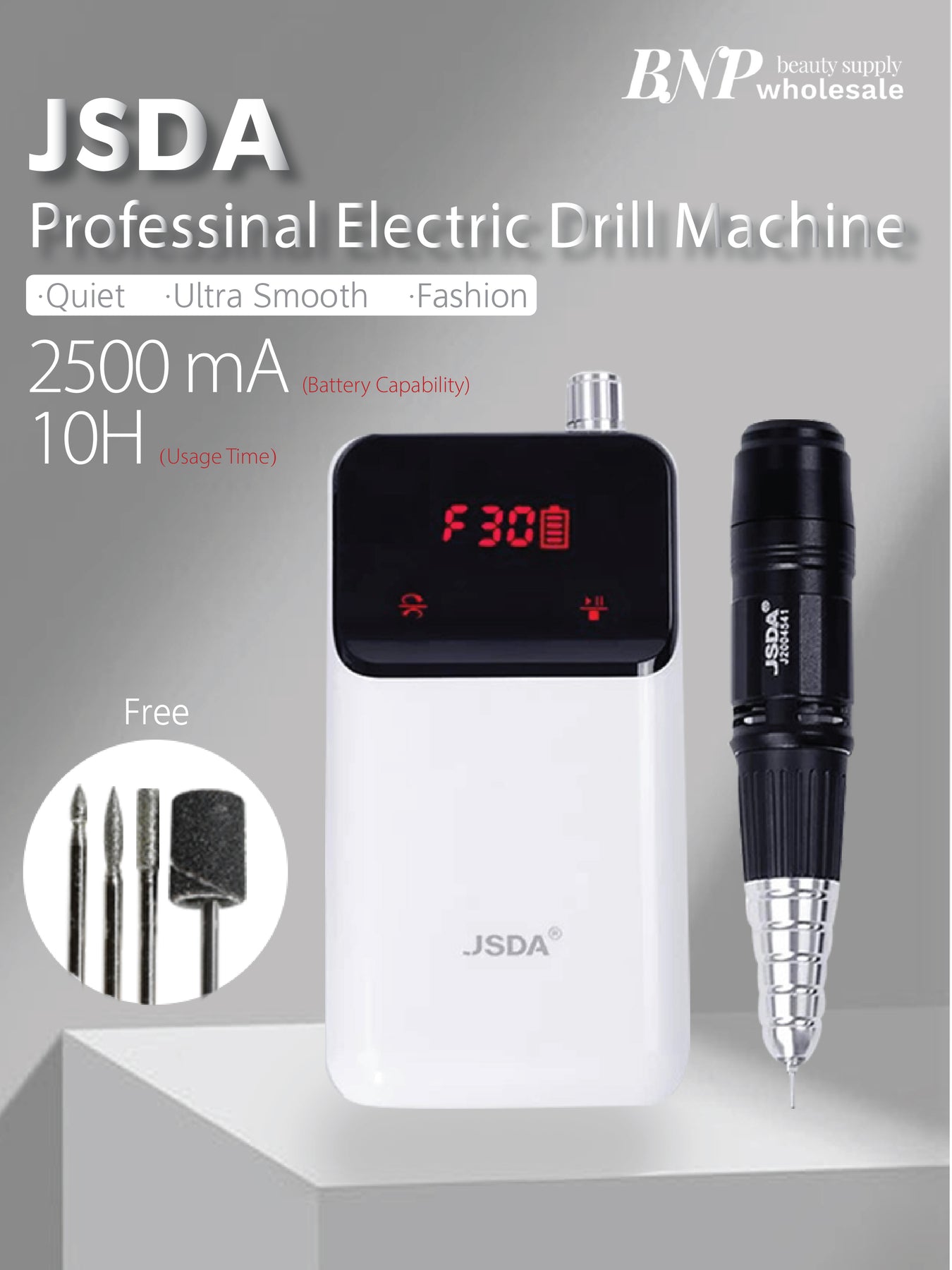Professional Potable E-File Nail Drill Beginner Friendly | JSDA – BNP ...