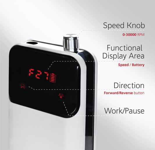 Professional Potable E-File Nail Drill Beginner Friendly | JSDA