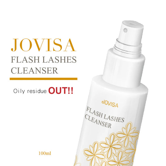 Jovisa lash cleanser keeps oily residue out!