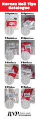 [generic] Korean nail tips (500 pieces/pack)