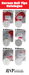 [generic] Korean nail tips (500 pieces/pack)