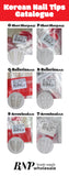 [generic] Korean nail tips (500 pieces/pack)