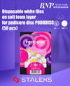 [Staleks] Disposable WHITE files on soft foam layer for pedicure disc PODODISC EXPERT