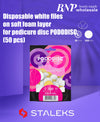 [Staleks] Disposable WHITE files on soft foam layer for pedicure disc PODODISC EXPERT