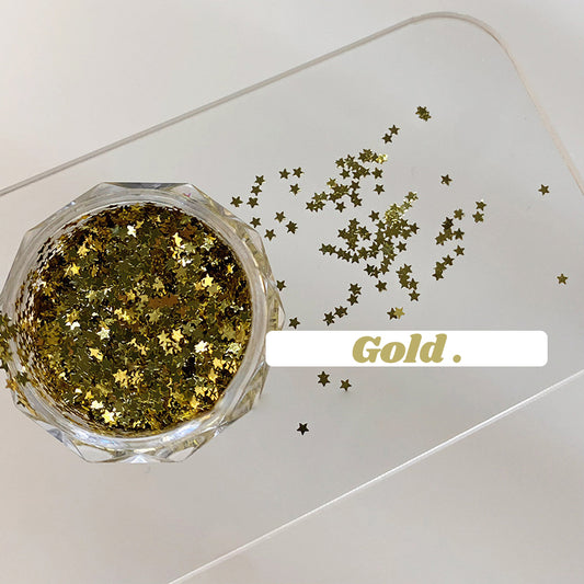 Nail Glitter Mini Stars (7 colors)