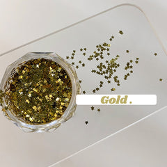 Nail Glitter Mini Stars (7 colors)