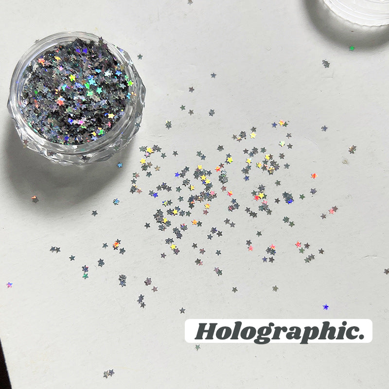 Nail Glitter Mini Stars (7 colors)