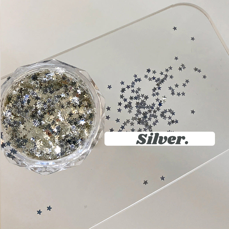 Nail Glitter Mini Stars (7 colors)