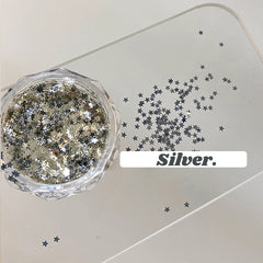 Nail Glitter Mini Stars (7 colors)