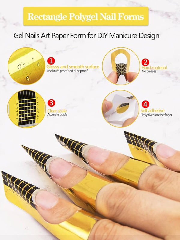 Nail Extension Forms for Builder Gel/Acrylic Extension 500pcs/roll