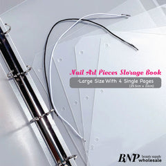 Matte Nail Color Swatch Display Book