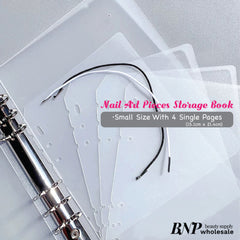 Matte Nail Color Swatch Display Book