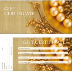 Salon Gift Certificate 50pcs + Envelope 25pcs