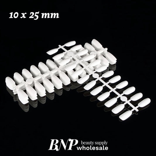 [generic] Nail tips for color display (10 x 25mm)