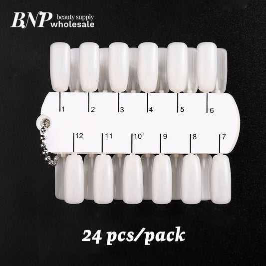 [generic] Nail tips for color display plate (24pcs)