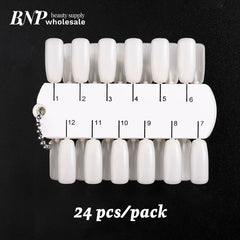[generic] Nail tips for color display plate (24pcs)