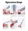 Extra long nail form