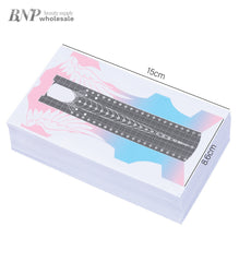 Extra long nail form