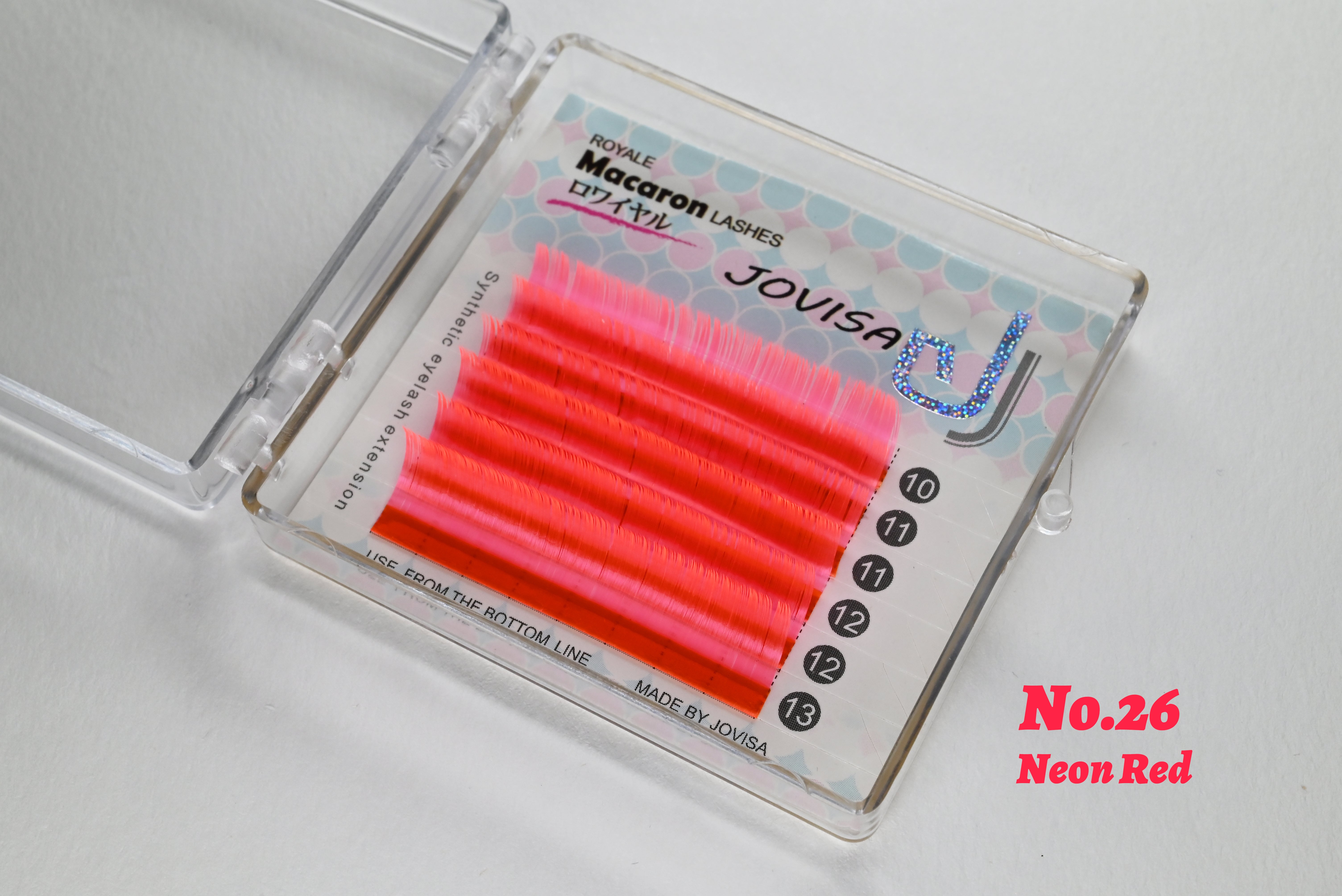[Jovisa] Macaron Lashes 0.07 Mix Length｜Neon Series