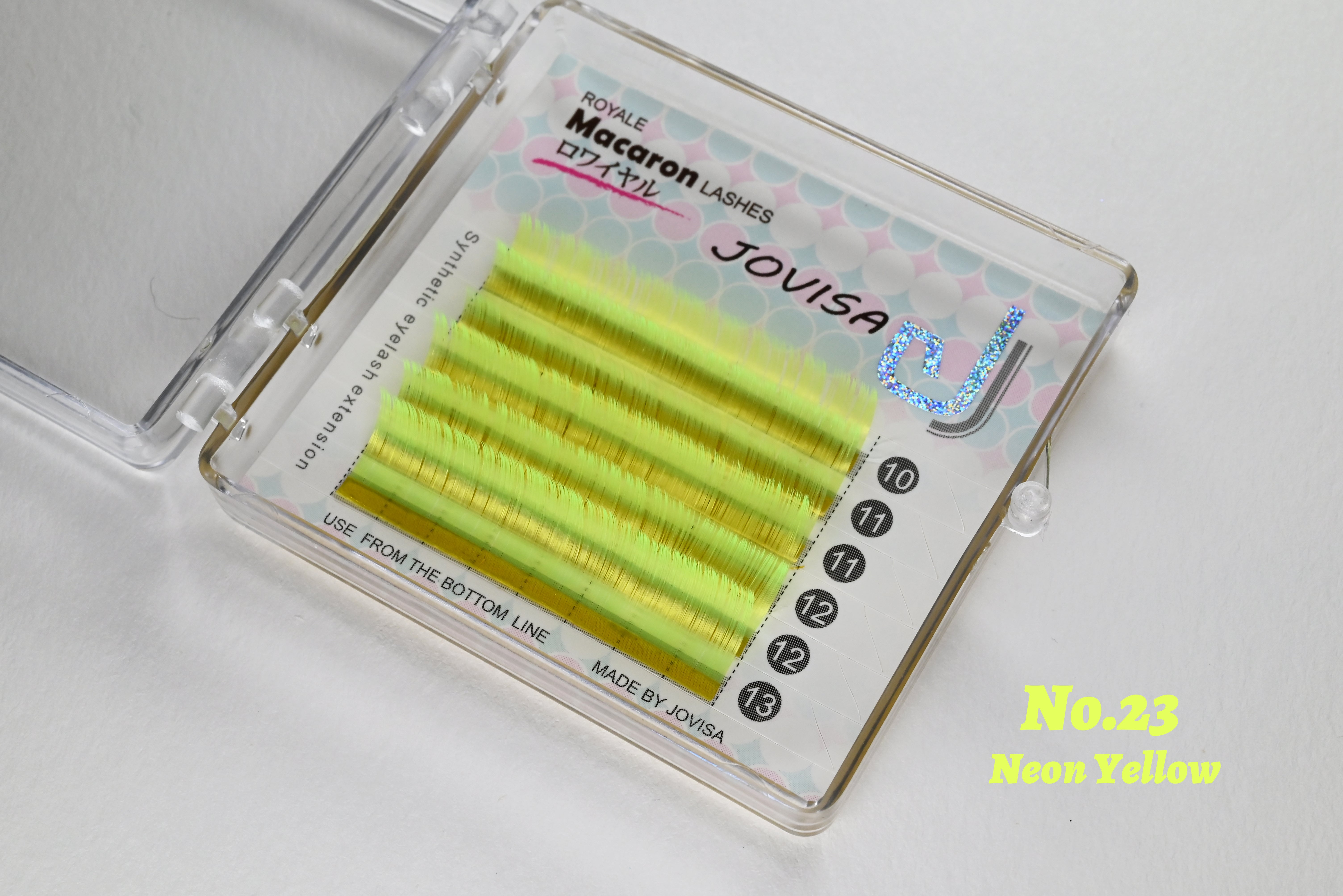 [Jovisa] Macaron Lashes 0.07 Mix Length｜Neon Series