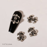 Vintage Chrome Nail decors
