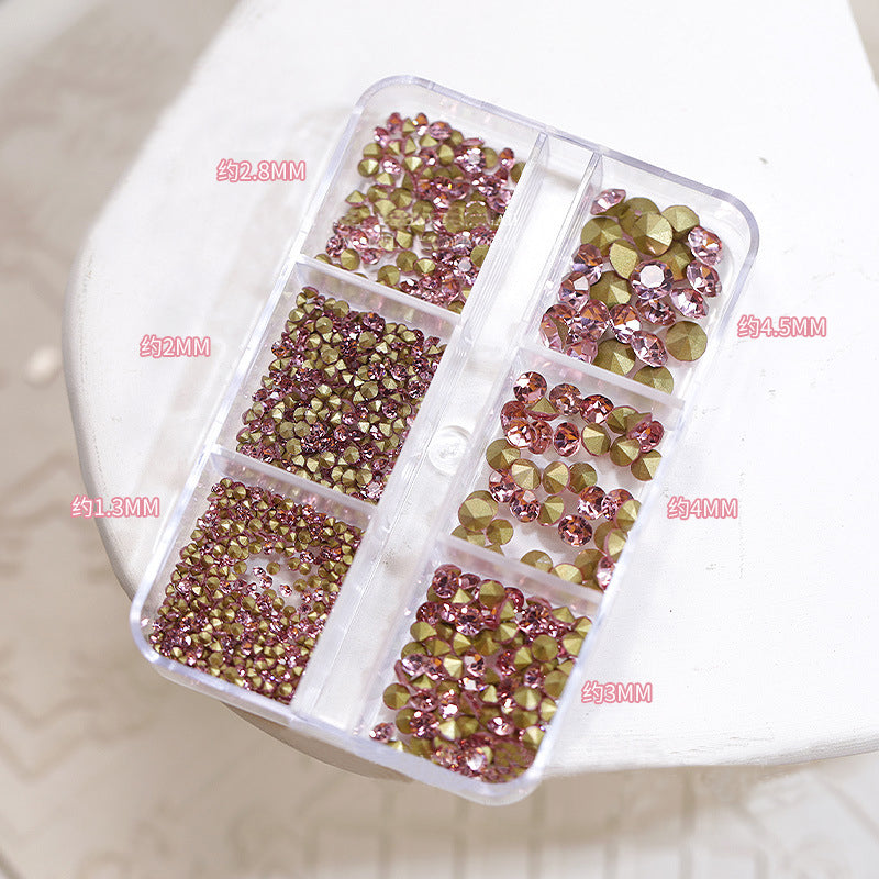 Point Back Crystal 6 slots