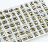 Rectangular Octagonal K9 Crystal nail art rhinestone flat back