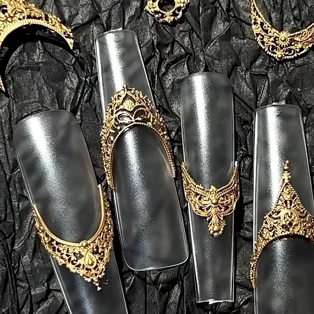 Silicone Baroque style Moulding Nail Art