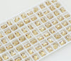 Rectangular Octagonal K9 Crystal nail art rhinestone flat back