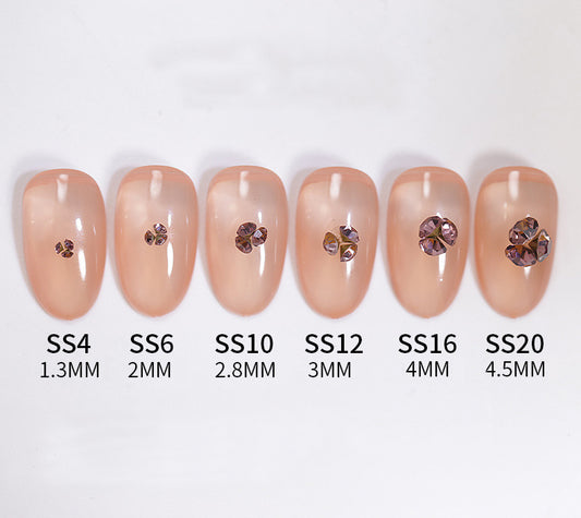 Point Back Crystal 6 slots