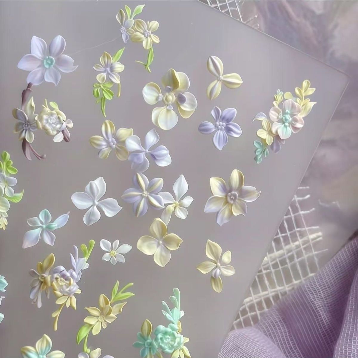 Silicone Flower Moulding Nail Art