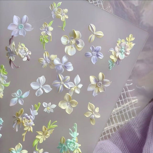 Silicone Flower Moulding Nail Art