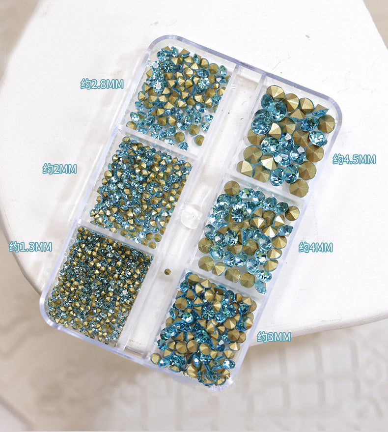 Point Back Crystal 6 slots