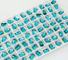 Rectangular Octagonal K9 Crystal nail art rhinestone flat back
