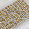 Rectangular Octagonal K9 Crystal nail art rhinestone flat back