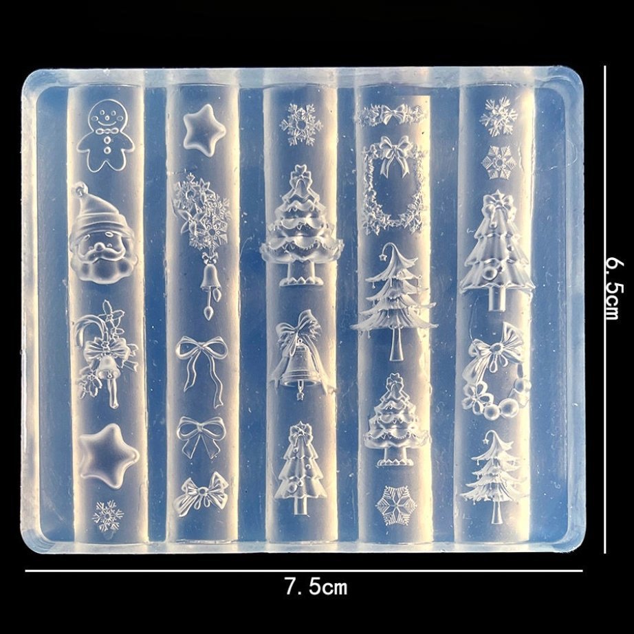Silicone Christams Moulding Nail Art