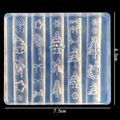 Silicone Christams Moulding Nail Art