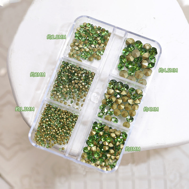 Point Back Crystal 6 slots