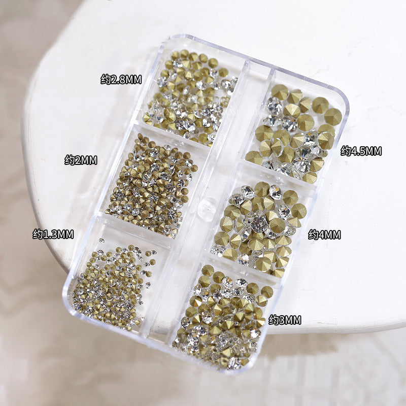 Point Back Crystal 6 slots