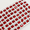 Rectangular Octagonal K9 Crystal nail art rhinestone flat back