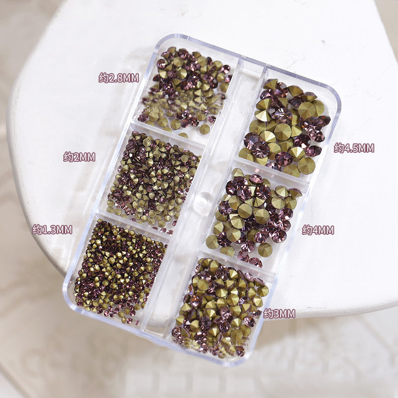 Point Back Crystal 6 slots