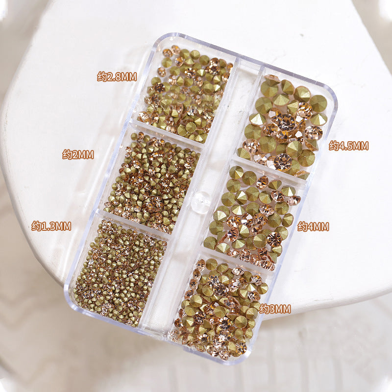 Point Back Crystal 6 slots