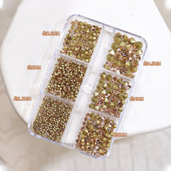 Point Back Crystal 6 slots