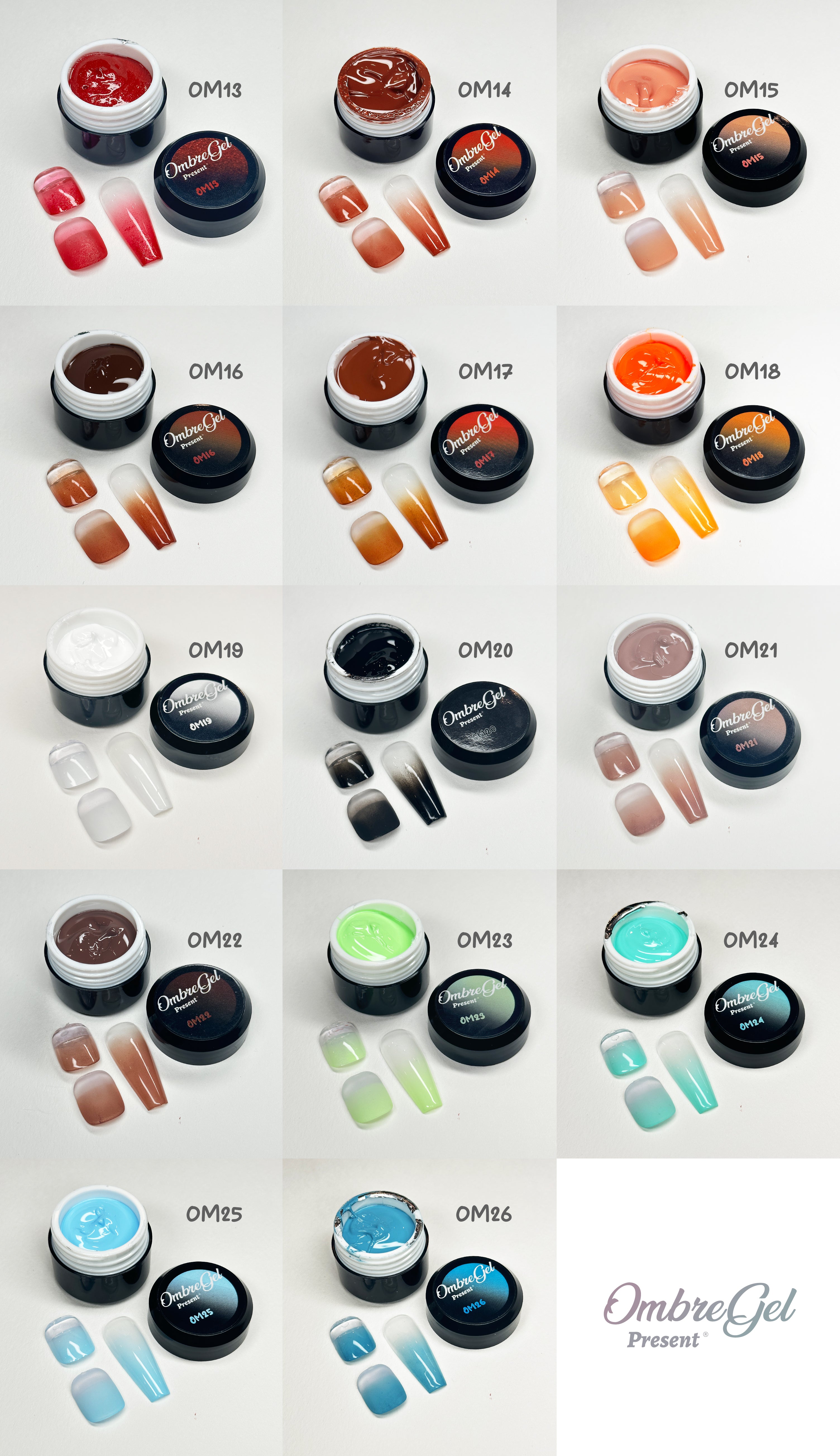 Ombre Gel 26 Colors - Present