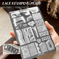 Lace Design Stamping Plate for Nail Art