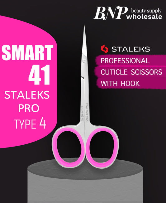 Staleks SMART 41/3 Professional Cuticle Scissors With Hook