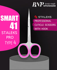Staleks SMART 41/3 Professional Cuticle Scissors With Hook
